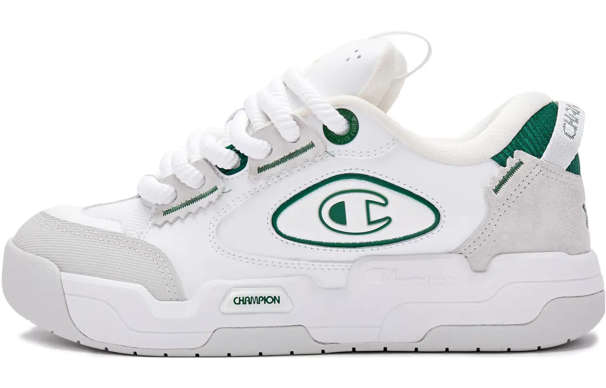 Champion Slip Resistant Abrasion Resistant Slip Resistant Abrasion Resistant Low top Skateboard Shoes Men's Green