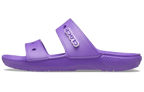 Crocs Classic Soft Sole Cozy Flat Heel Sports Slippers Unisex Purple