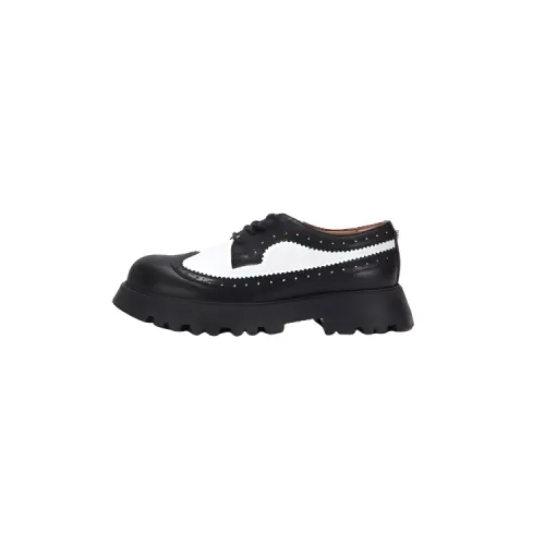 Teenie Weenie Cow Leather Loafers Women's Black