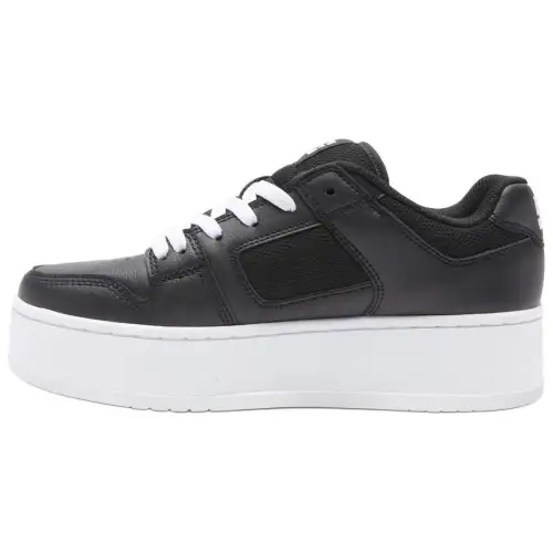 DC Shoes Leather Low top Skateboard Shoes Women's Black