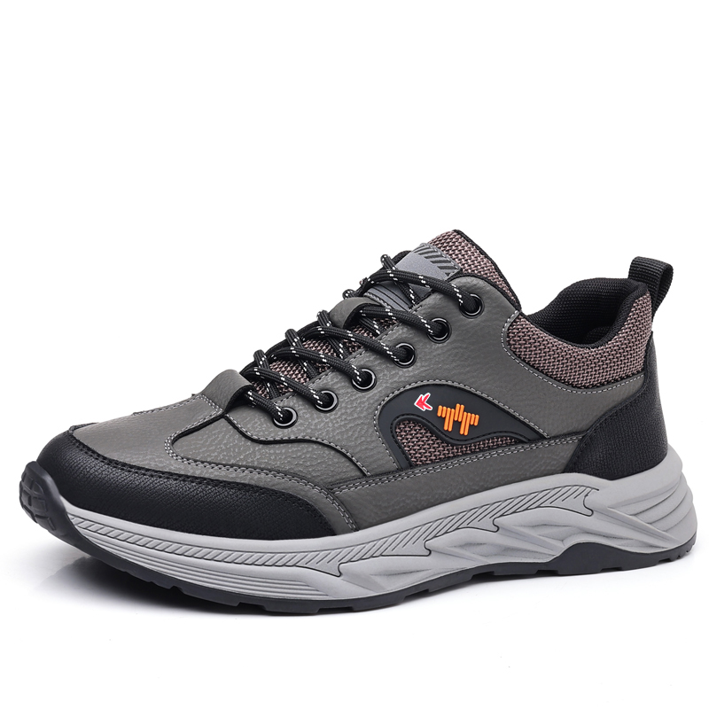 ZANSITE Top Grain Cow Leather Abrasion Resistant Low top Running Shoes Men’s