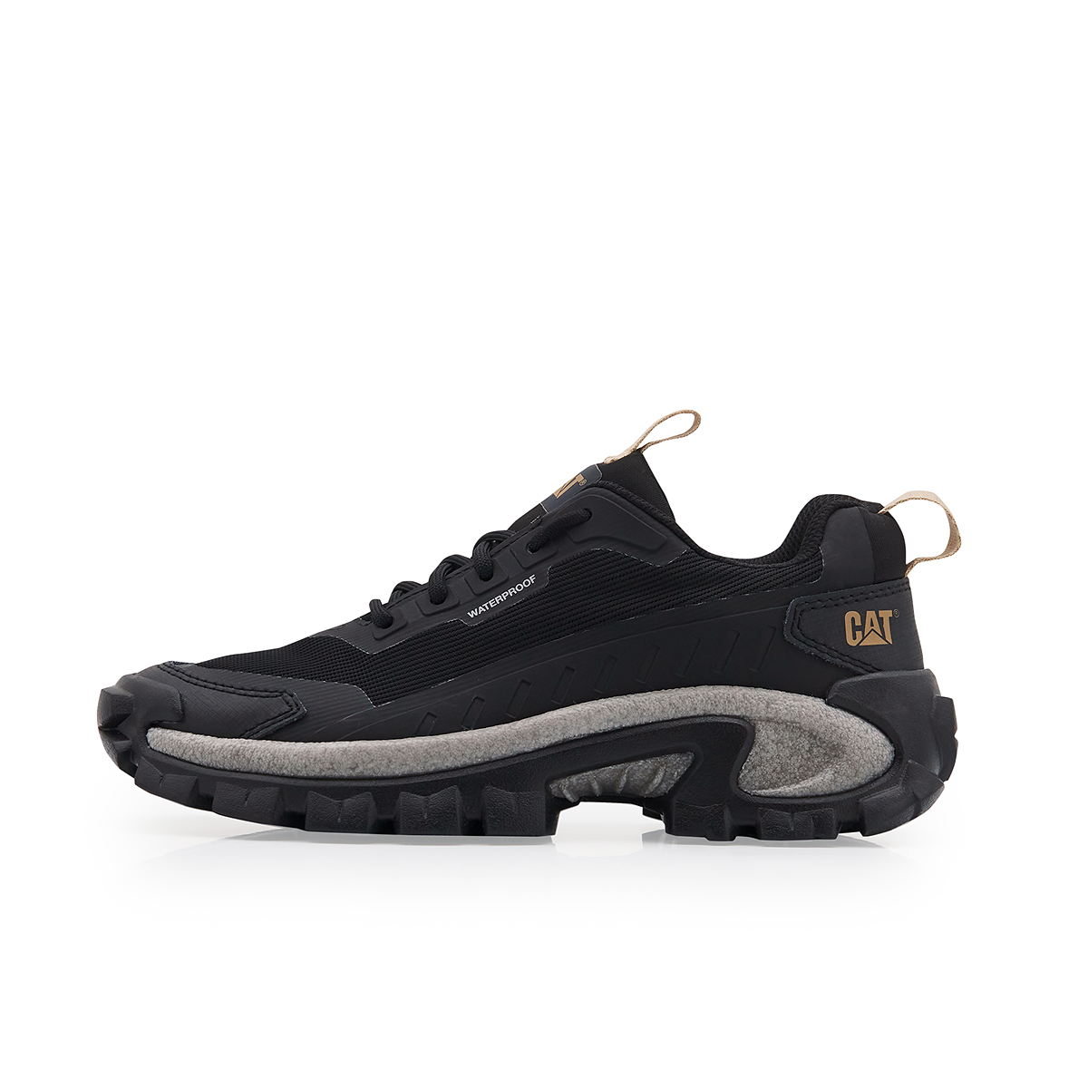 CAT Textile, TPU Abrasion Resistant Abrasion Resistant Low top Outdoor Shoes Unisex Black
