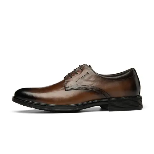 CARTELO Cow Leather Dress Shoes Men's Brown