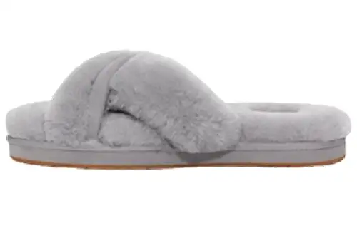 UGG Abela Gray Purple Slippers Women's