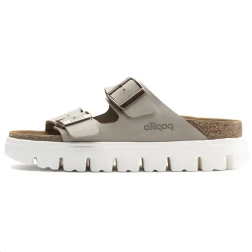 Birkenstock Odor Resistant, Abrasion Resistant Slide Slippers Women's Gray
