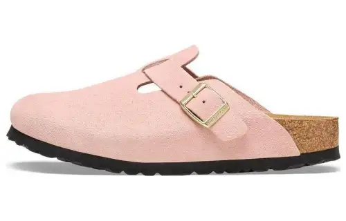 Birkenstock Closed Toe Slippers Unisex Pink Regular