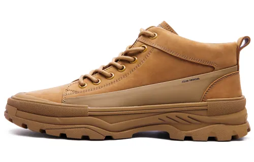 Anthony Miles Men's Casual Shoes Men's Mid Top Camel