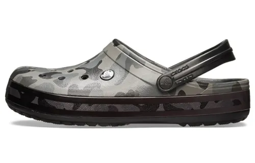 Crocs Classic Clog Beach Sandals Black Camouflage