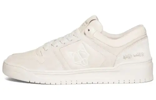 Naked Wolfe CM 01 Leather Low top Skateboard Shoes Men's White