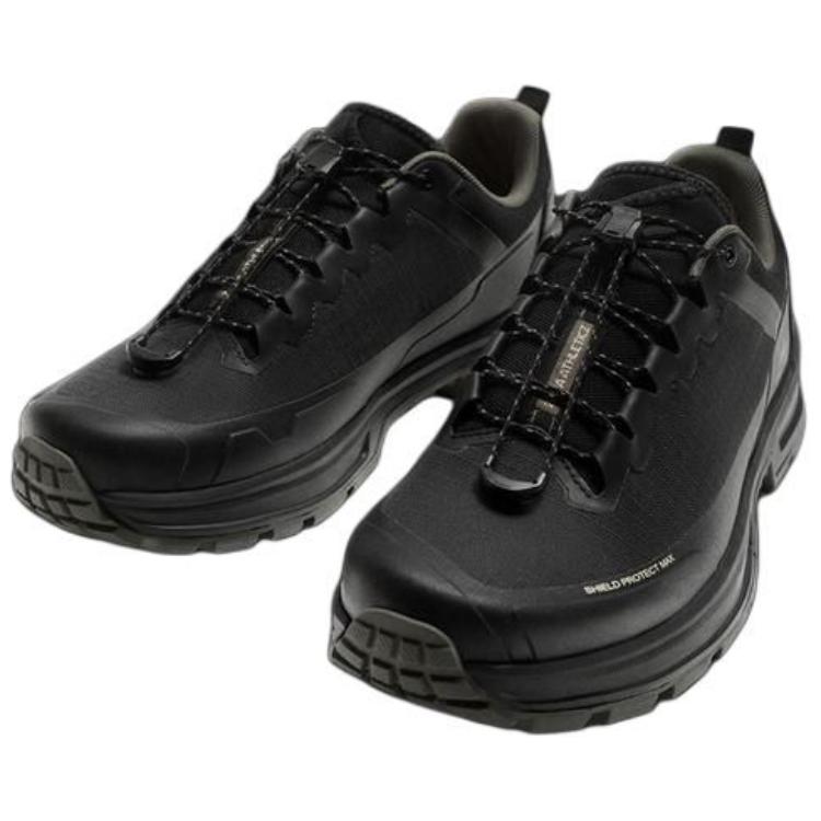 ZARA Polyester Cushioning Low top Mountaineering & Hiking Shoes Men’s Black