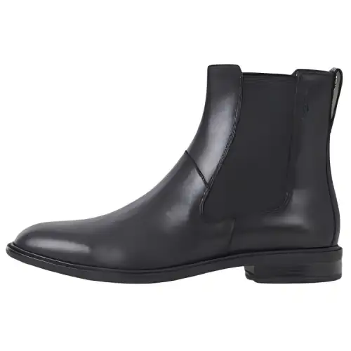 VAGABOND SHOEMAKERS Leather Short Chelsea Boots 2.9cm Women's Black