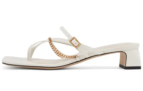CHARLES&KEITH Composite Sole Abrasion Resistant Cushioning Slide Slippers Women's Pink White