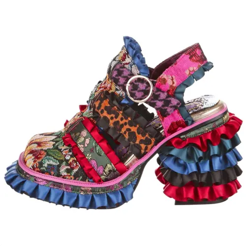 IRREGULAR CHOICE High Heels Women's Red Blue Green