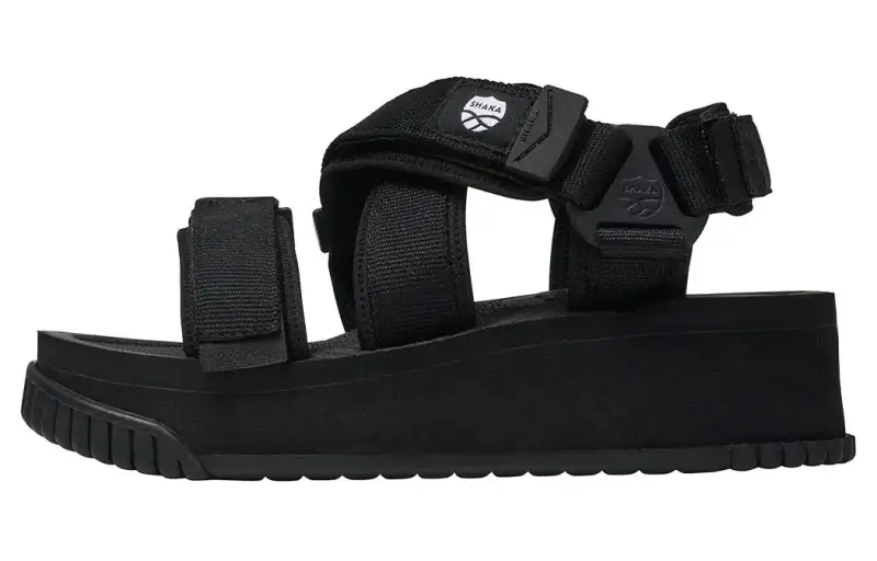 Shaka Neo Freefall Para Platform One Strap Sandals Women's Black
