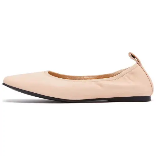 Clarks Leather Casual Shoes Women's Light Pink
