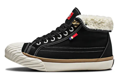 Dickies Canvas Shoes Unisex High Top Black