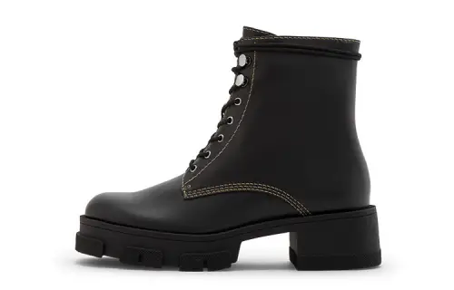CHARLES&KEITH Combat Boots Women's Black