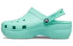 Crocs Classic Platform Clog EVA Clogs Women's Green