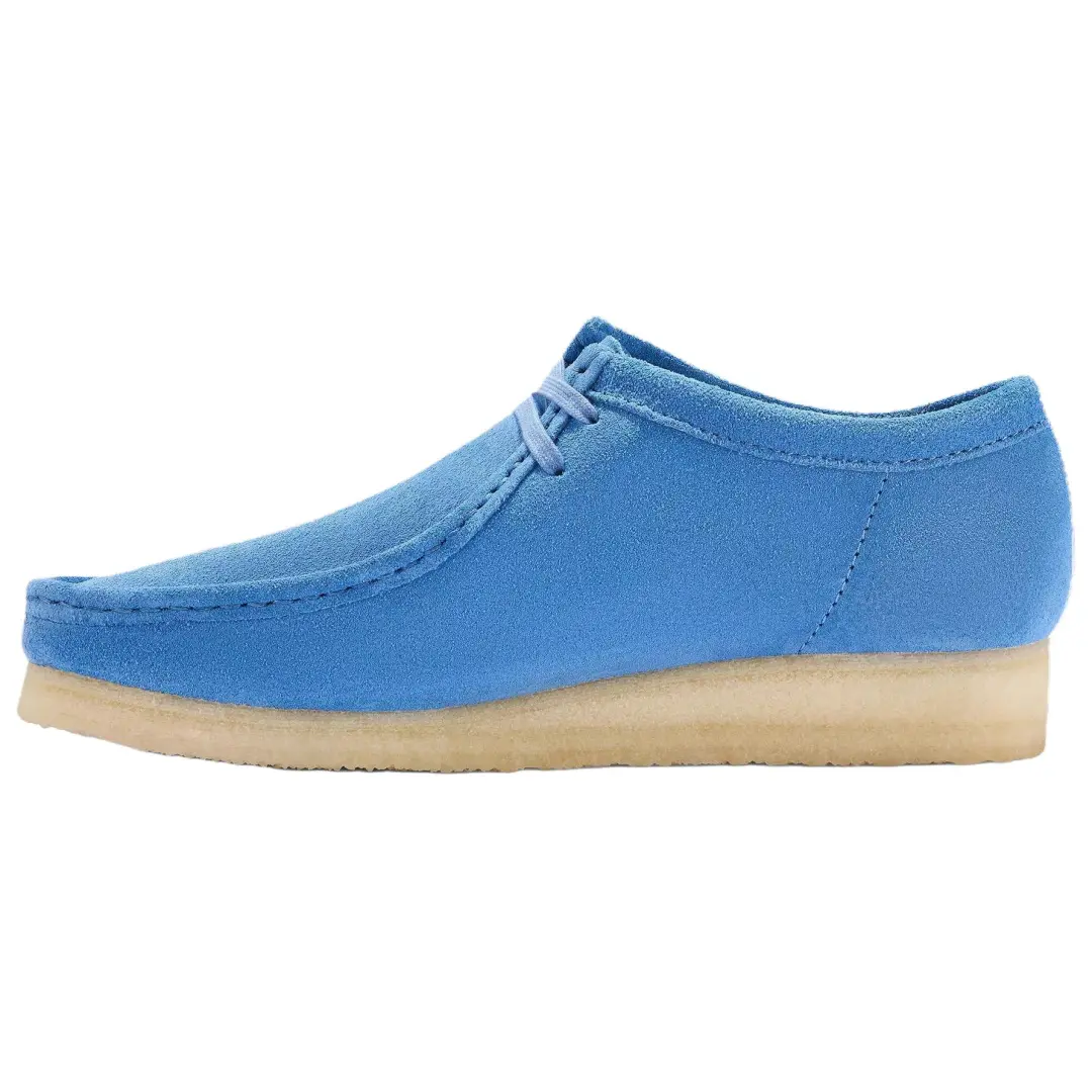 Clarks suede lace-up Derby shoes