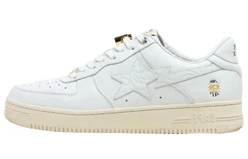 A BATHING APE Bape Sta Bape Black Rainbow White