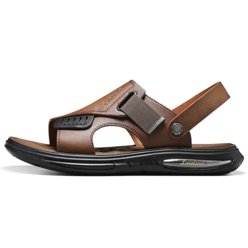 CARTELO Beach Sandals Men's Khaki/Gray