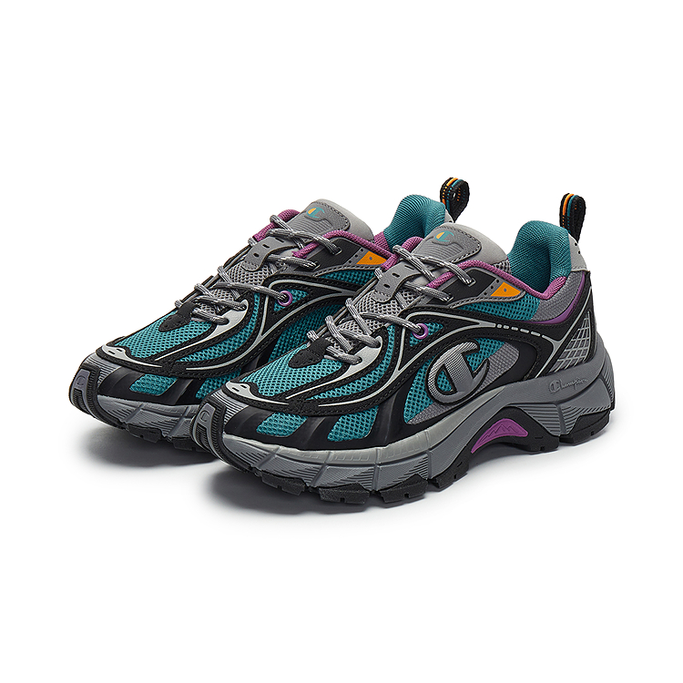 Champion Synthetic Leather Low top Running Shoes Women’s Dark Lake Green/Black