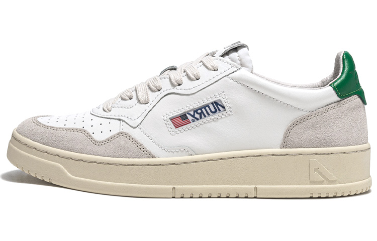 AUTRY Medalist Low 'White Suede Green' Women's