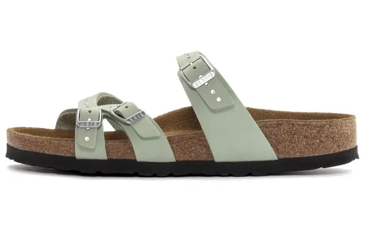 Birkenstock Leather Stylish Sandal Women's Green