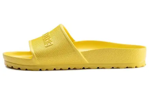 Birkenstock Slip Resistant Antibacterial Slide Slippers Unisex Yellow