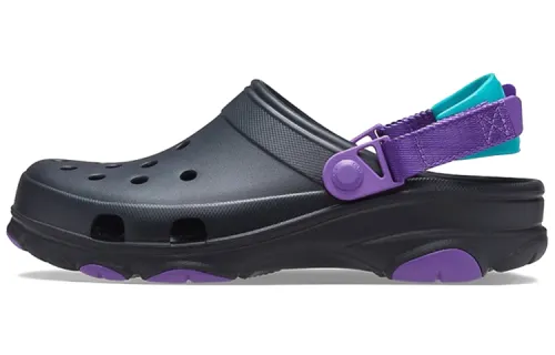 Crocs Classic Clog Black Purple Sandals 'Black Purple'