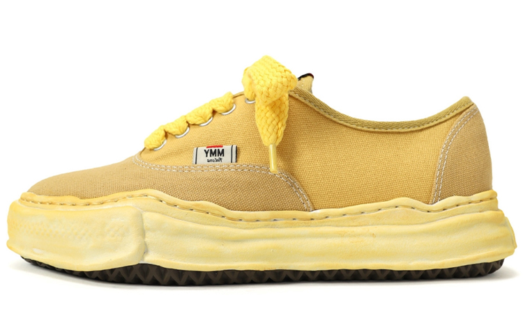 MIHARA YASUHIRO Maison MIHARA YASUHIRO Baker OG Sole Over Dyed Canvas Low Yellow