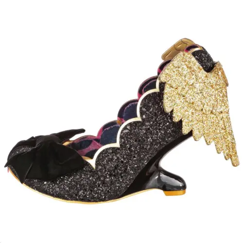 IRREGULAR CHOICE Pu High Heels Women's Black Gold