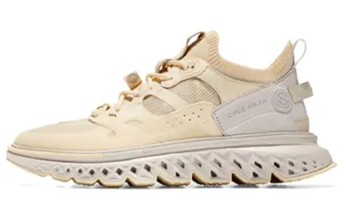 COLE HAAN Textile, Leather Low top Casual Shoes Men's Beige