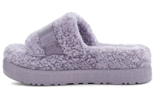 UGG Fluffita Stylish Sandal Women's Gray Purple