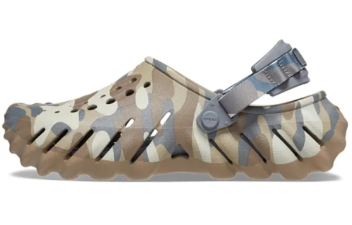 Crocs Echo Redux Clog Camo Charcoal Green