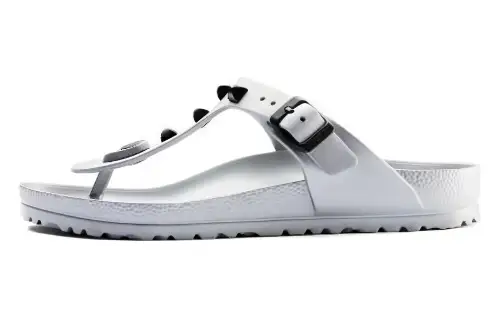Birkenstock Abrasion Resistant Slip Resistant Flip Flops Women's White