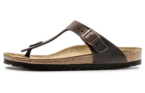 Birkenstock Gizeh Flip Flops Unisex Brown Narrow