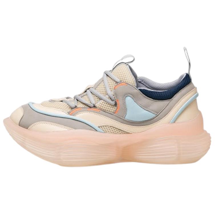 Grounds Platform Athletic Shoes Women's Beige