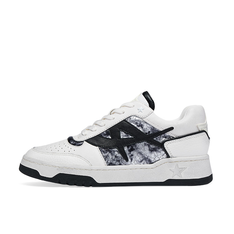 ASH BLAKE Collection Platform Hidden Wedge Casual Shoes Women's White Black