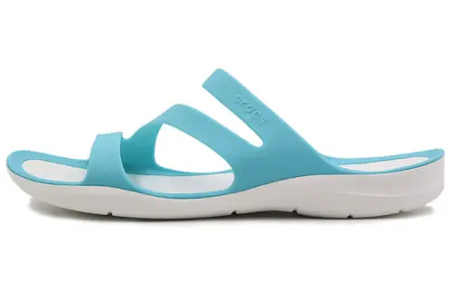 Crocs Swiftwater Slide Slippers Women's Light Blue