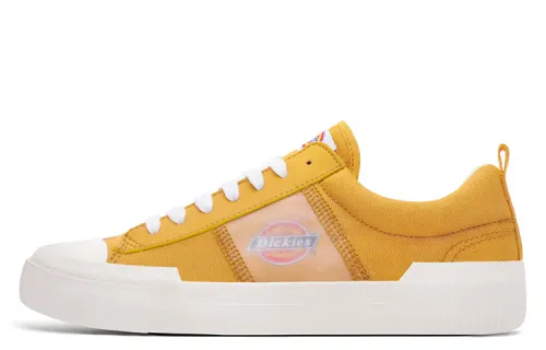 Dickies Canvas Shoes Unisex Low Top Yellow