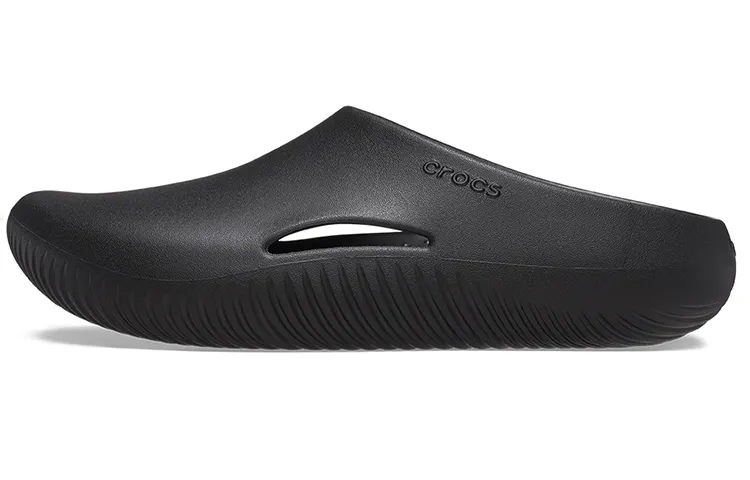 Crocs Mellow EVA Abrasion Resistant Closed Toe Slippers Unisex Black