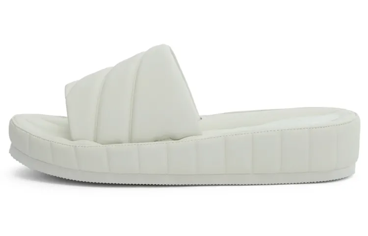 CHARLES&KEITH Composite Sole Massage Antibacterial Quick Dry Slide Slippers Women's White