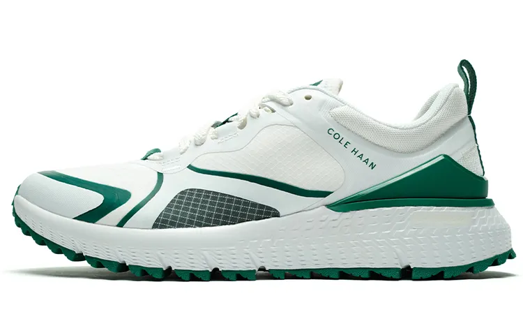 COLE HAAN Fabric Low top Casual Shoes Men's White Green