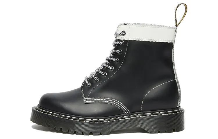 Dr. Martens 1460 Pascal Bex Leather Contrast Lace Up Boots 'Black'