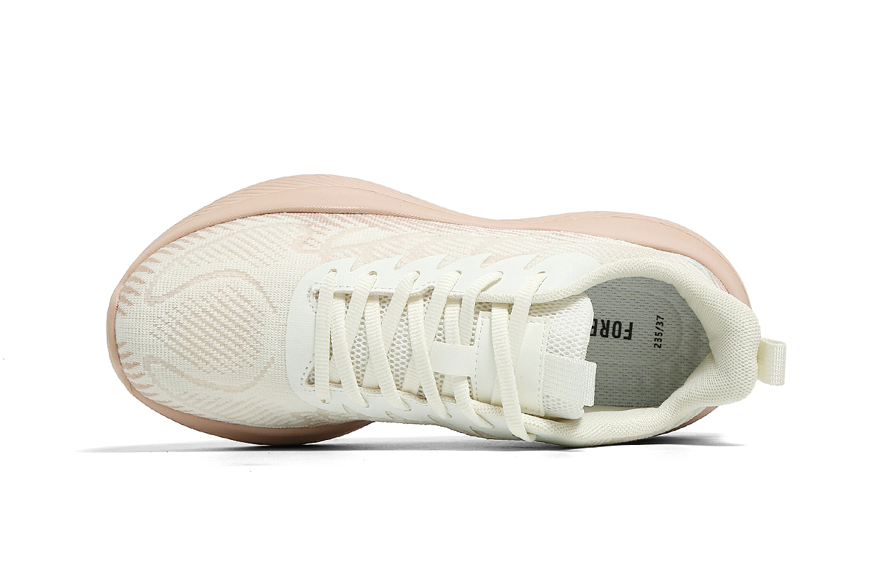 FOREVER 21 Height Increasing Physical Fitness Test & Exam Sprint Long Distance Running Shoes Women’s White Pink