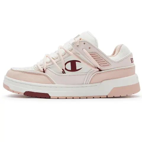 Champion Low top Skateboard Shoes Unisex Pink White