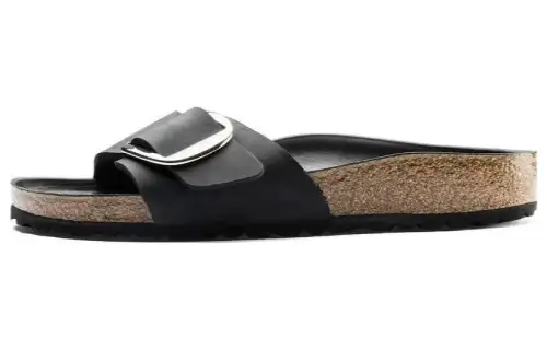 Birkenstock Madrid big-buckle leather sandals Women's