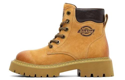 Dickies Short Combat Boots Women's Earth Yellow