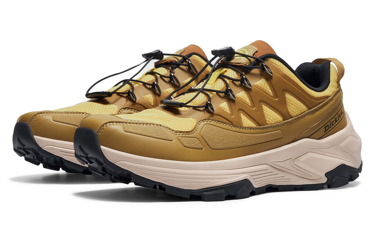 Dickies Textile, TPU Slip Resistant Lightweight Non slip Lightweight Low top Outdoor Shoes Men’s Brown
